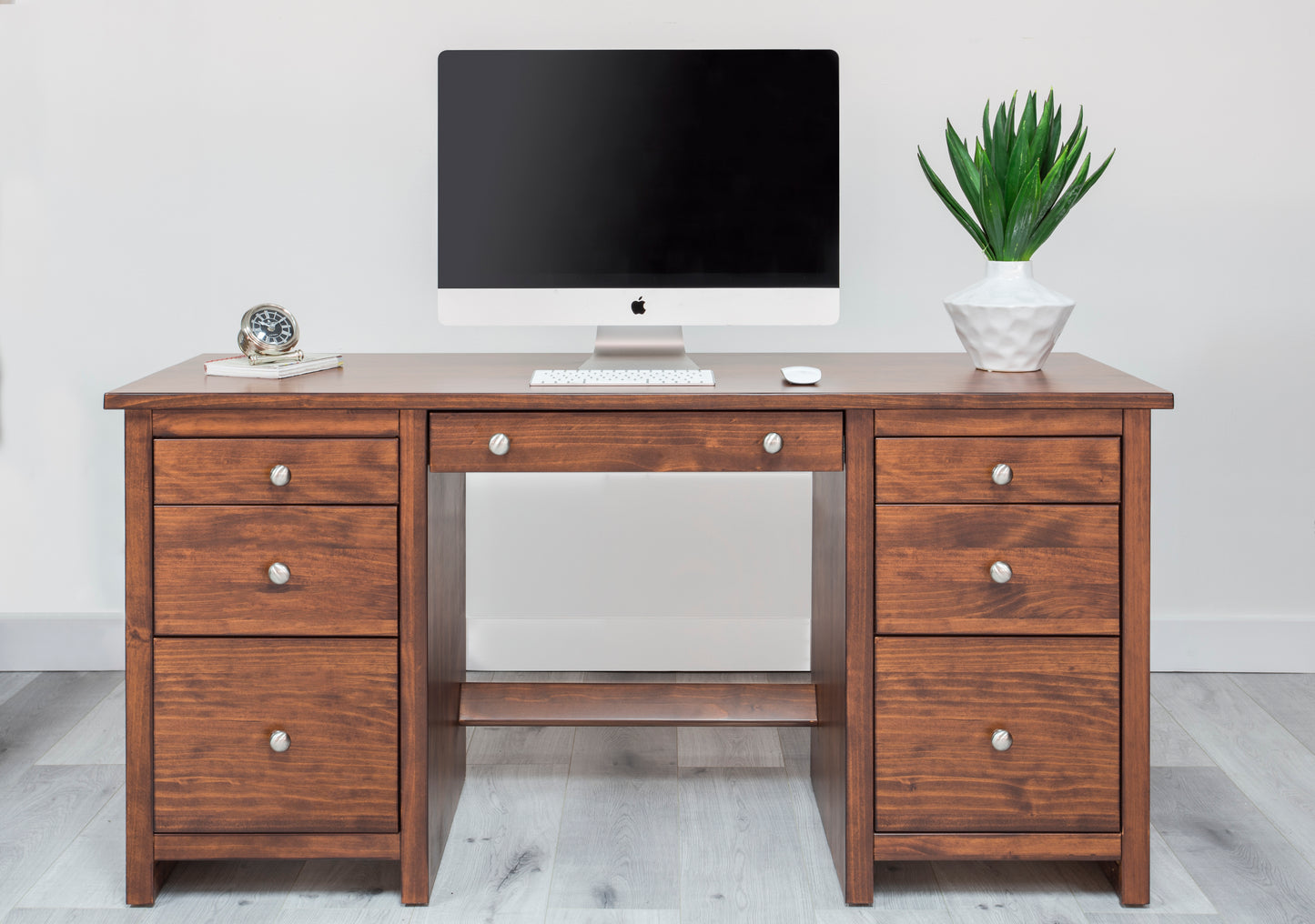 Large Double Pedestal Erica Desk