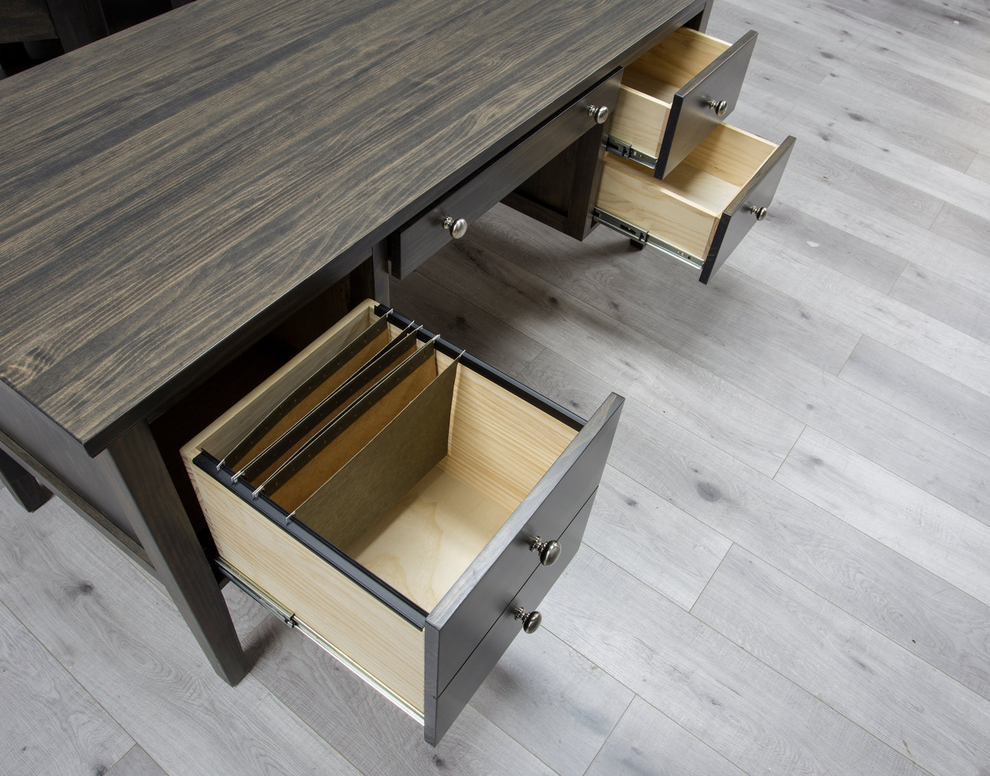 Double Pedestal Modern Office Desk