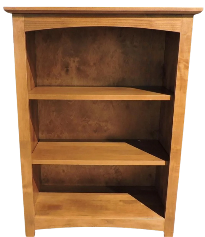 Alder Shaker 24″W x 36″H Bookcase