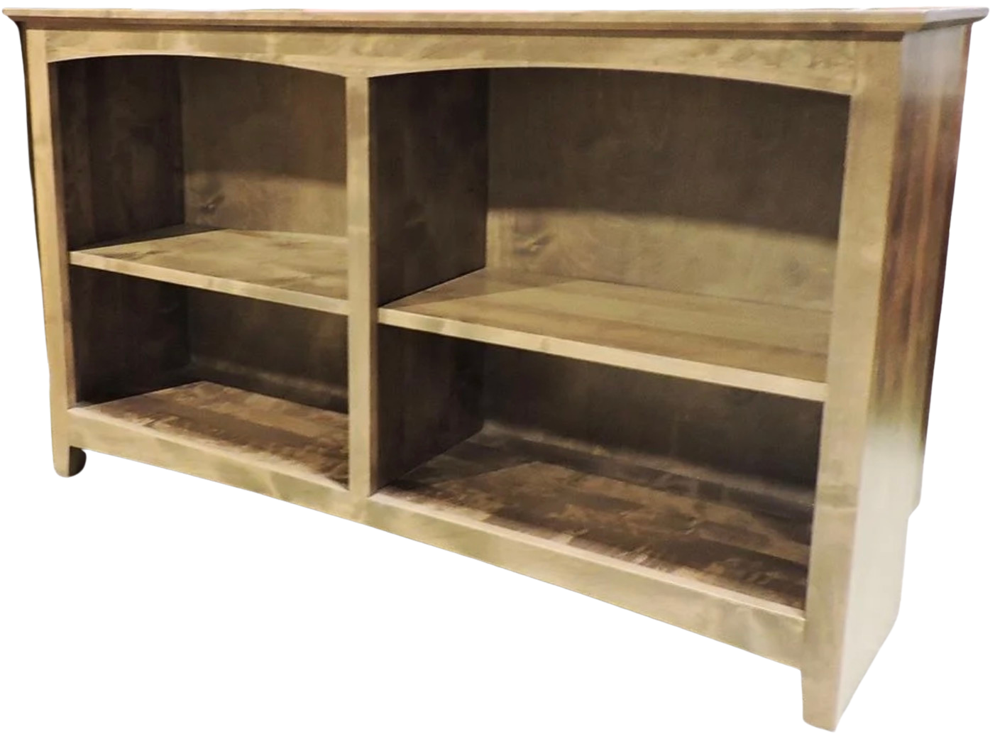 Alder Shaker 48″W x 29″H Bookcase