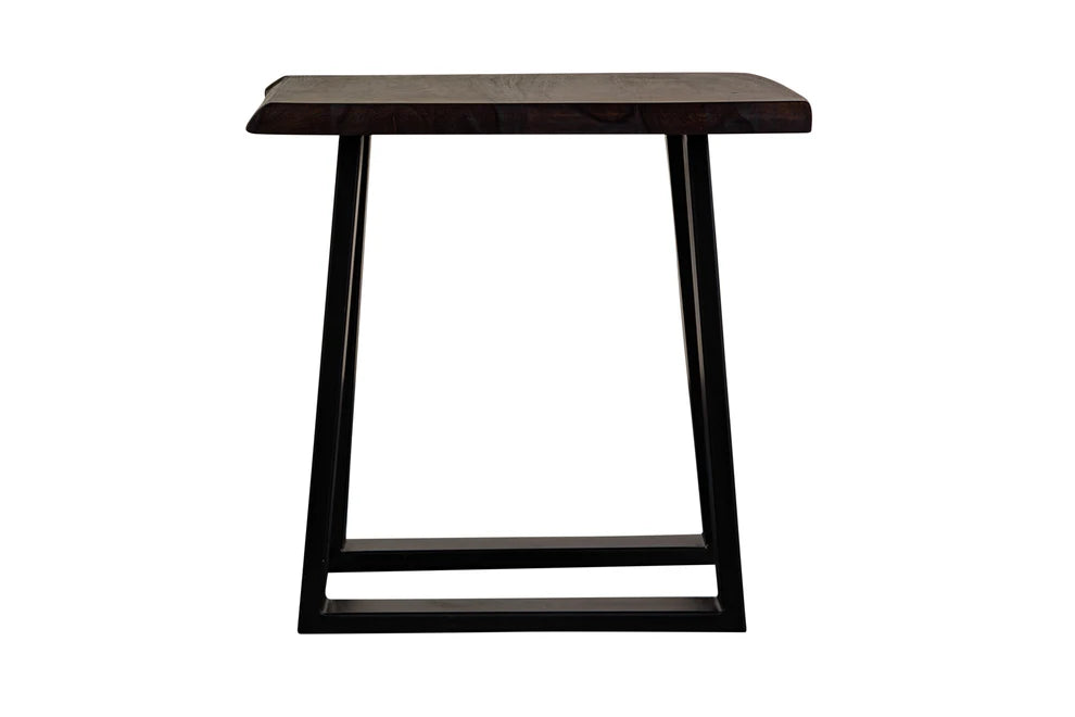 Manzanita Live Edge End Table - "Midnight"