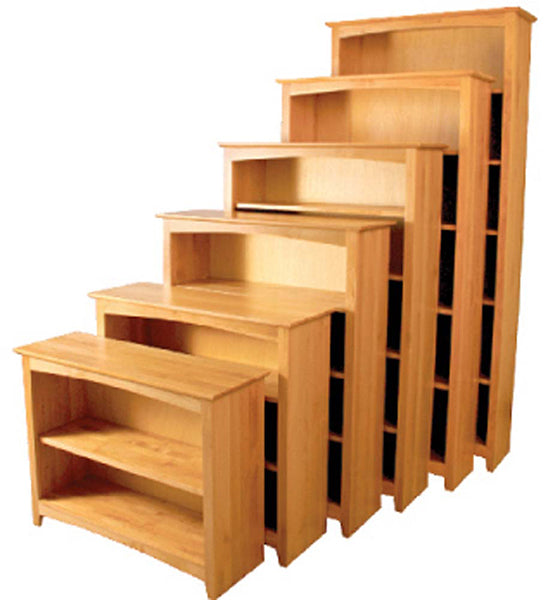Alder Shaker 48″W x 84″H Bookcase w/Doors