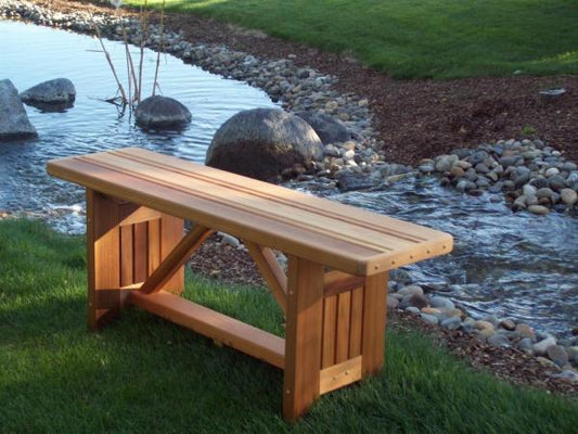 Cabbage Hill 4' Backless Bench