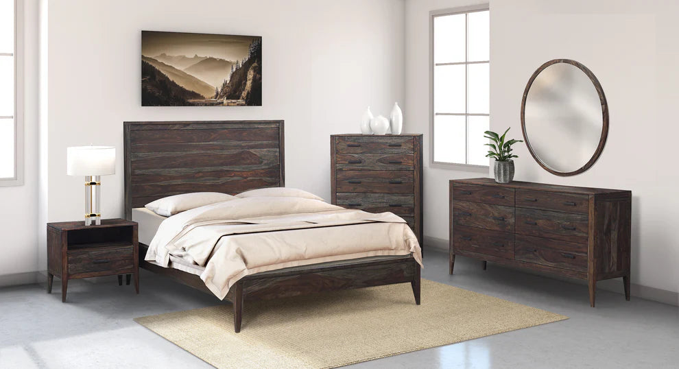 Fall River Mirror - "Black Walnut"