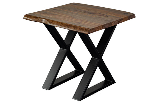 Manzanita Live Edge End Table - "Harvest"
