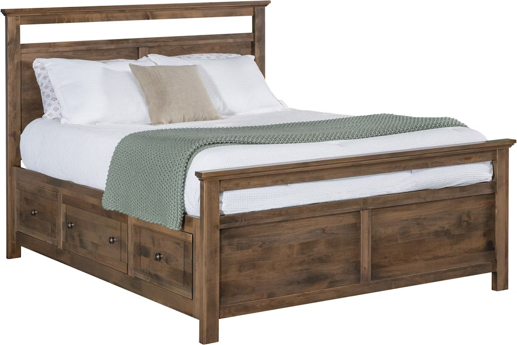 Emmerson 6 Drawer Elevated Storage Bed