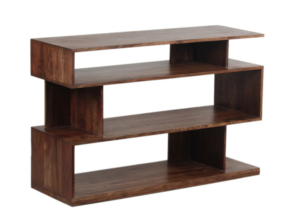 Portola Cube Console Table - "Walnut"