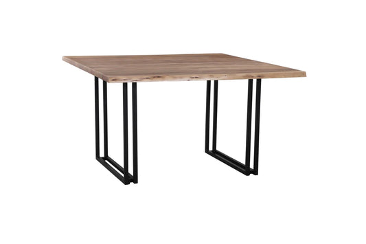 Manzanita Live Edge Square Dining Table - 'Midnight' - 20% Off Starting Oct. 1st!