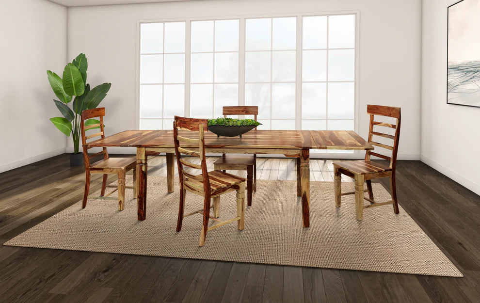 Tahoe Dining Table w/ Extension Leaves - 'Clear'