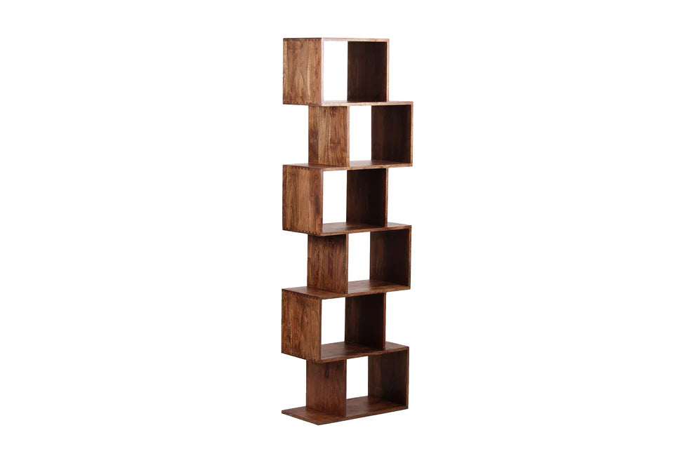 Portola 6-Cube Bookcase - "Walnut"
