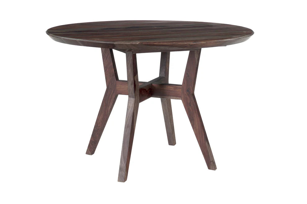 Fall River Round Dining Table - 'Black Walnut'