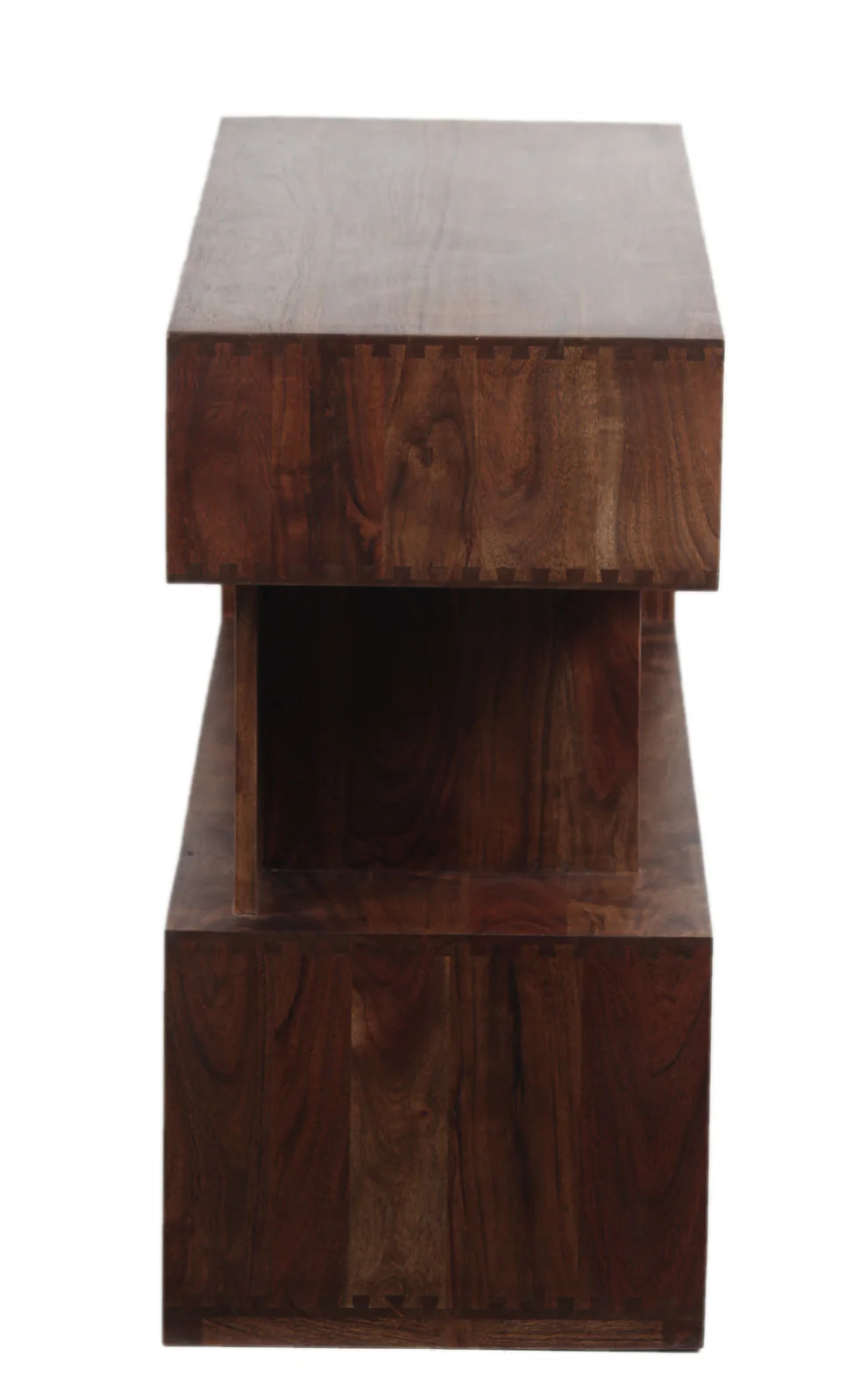 Portola Cube Console Table - "Walnut"