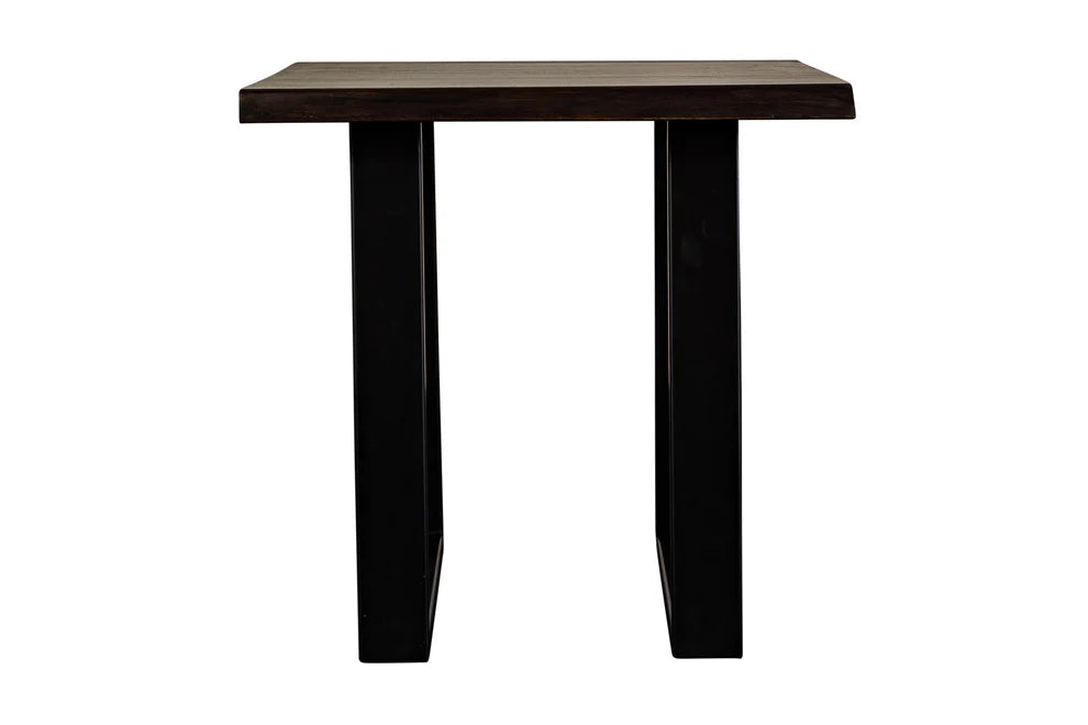 Manzanita Live Edge End Table - "Midnight"