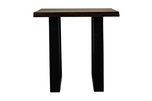 Manzanita Live Edge End Table - "Midnight"