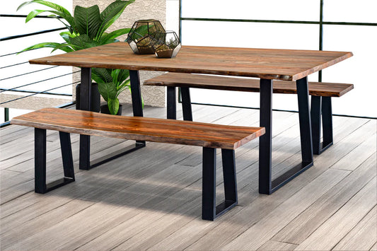 Manzanita Live Edge Dining Table - 'Harvest'