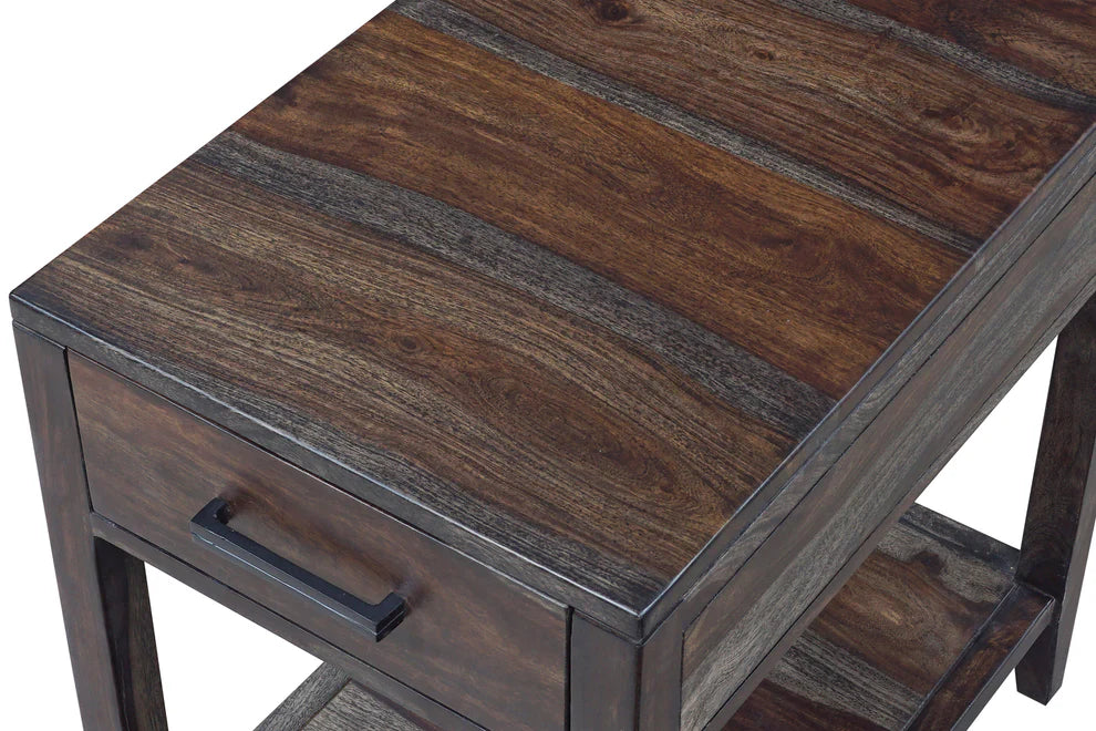 Fall River Recliner Table - "Black Walnut"
