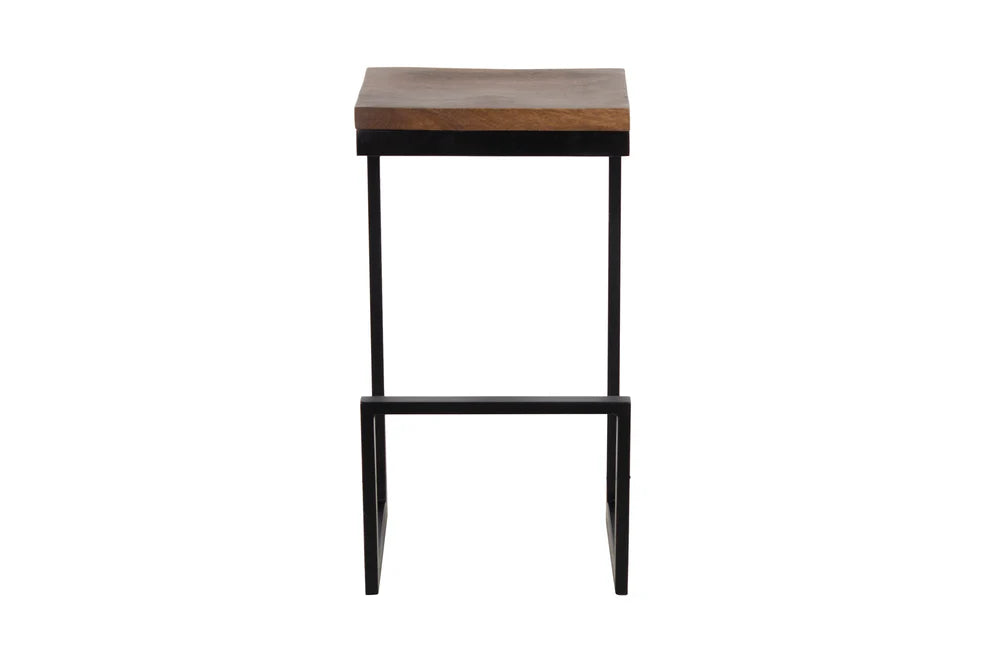 Cube Bar Stool - "Walnut" - 30"
