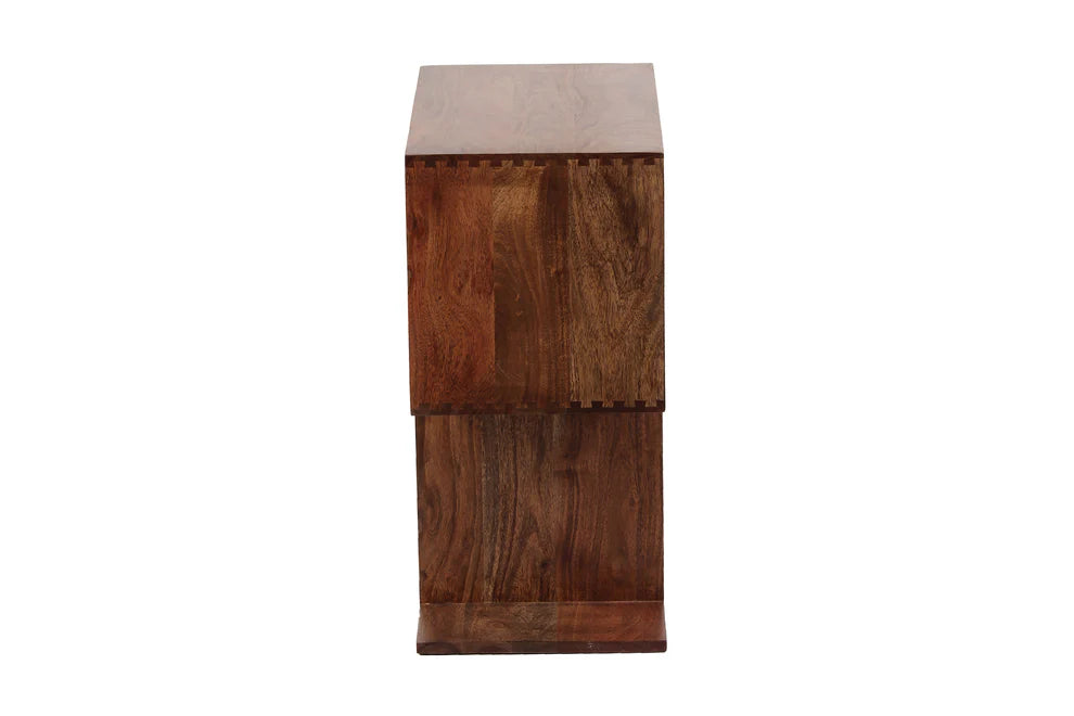 Portola 2-Cube Bookcase - "Walnut"