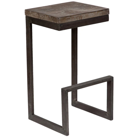 Cube Bar Stool - "Gray" - 30"