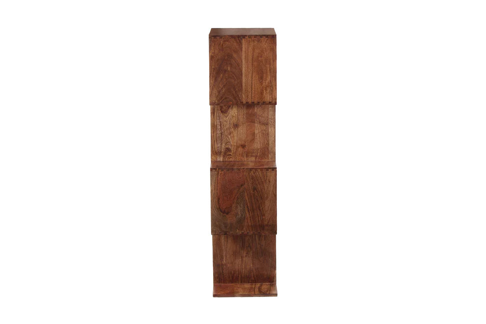 Portola 4-Cube Bookcase - "Walnut"