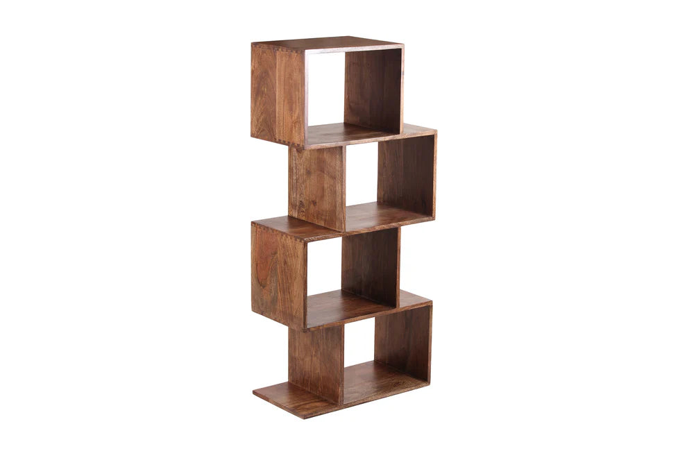 Portola 4-Cube Bookcase - "Walnut"