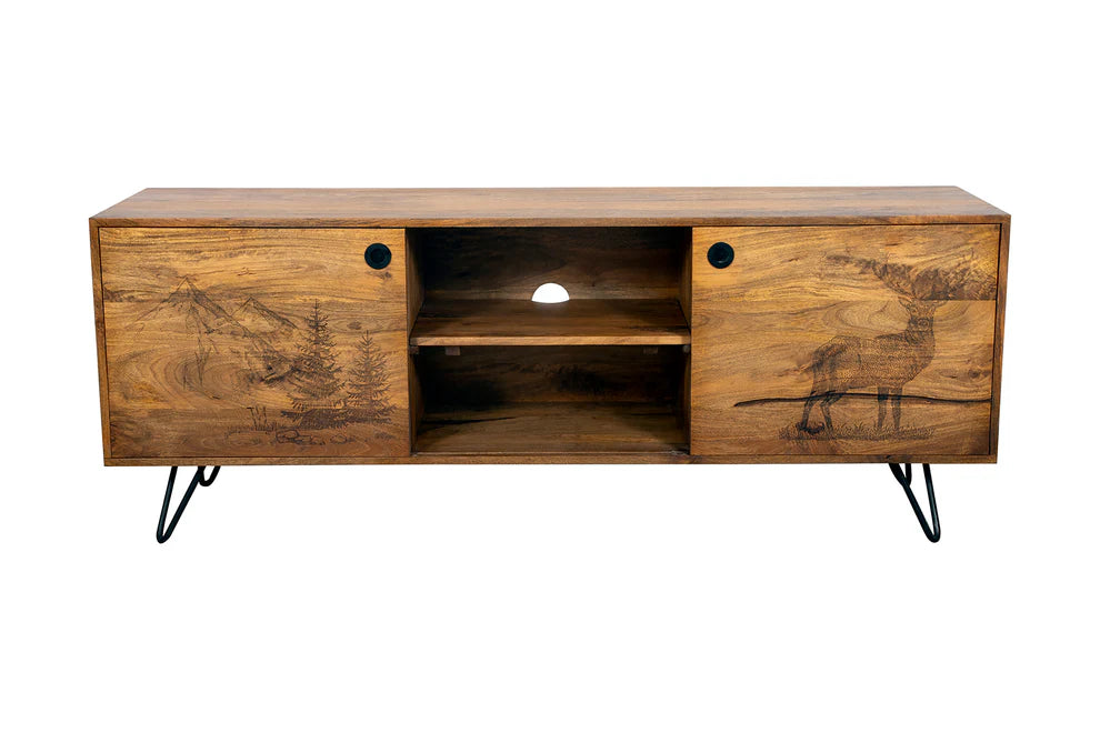 Alpine Deer TV Stand