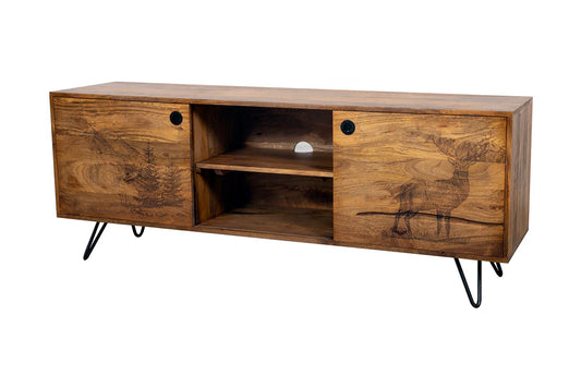 Alpine Deer TV Stand