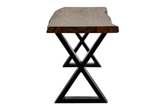 Manzanita Live Edge Dining Bench - "Harvest"