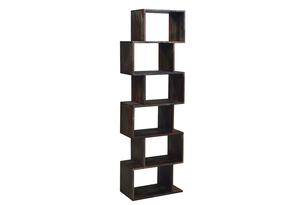 Fall River 6-Cube Bookcase - "Black Walnut"