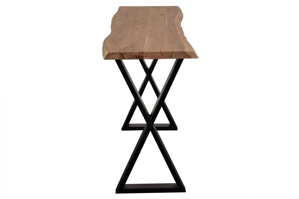 Manzanita Live Edge Console Table - "Natural"