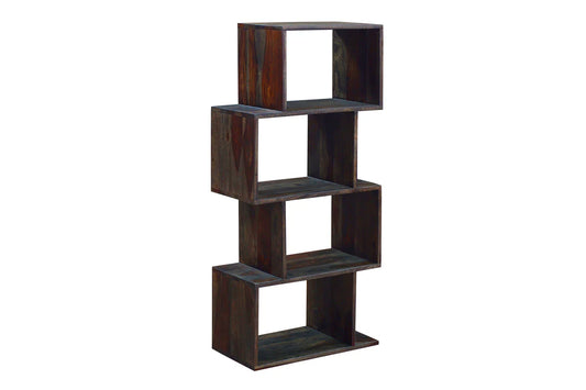 Fall River 4-Cube Bookcase - "Black Walnut"