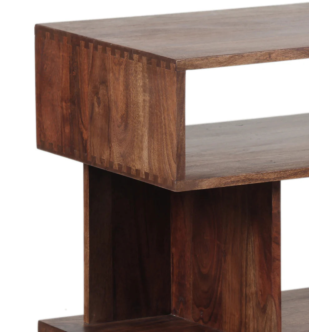 Portola Cube Console Table - "Walnut"