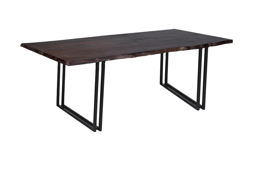 Manzanita Live Edge Dining Table - 'Midnight'