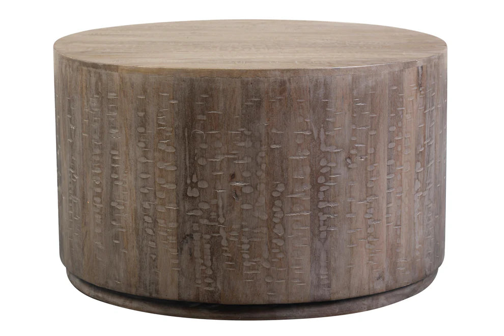 Drum Coffee Table - "Gray"
