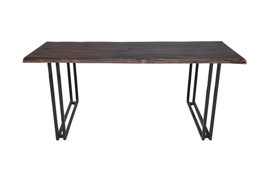 Manzanita Live Edge Dining Table - 'Midnight'